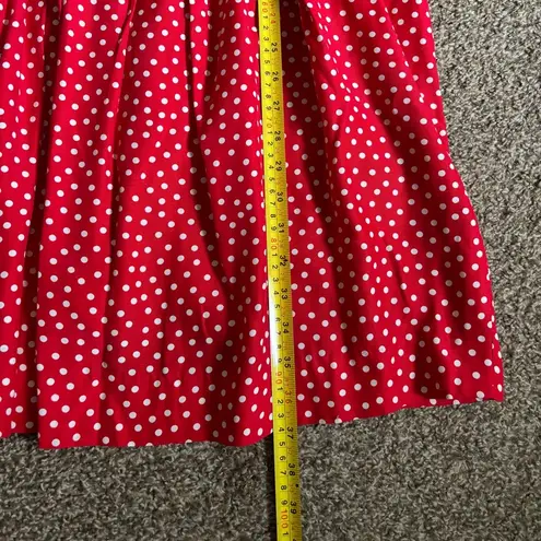 Vintage Red & White Polka Dot Dress Size undefined