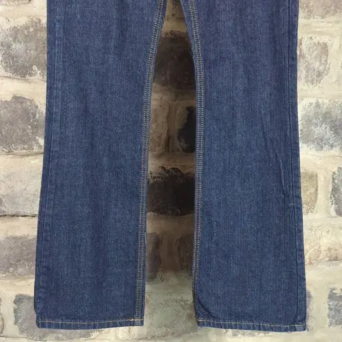 Dickies Crafted For Women Relaxed Fit Dark Wash Structured Jeans Size 2 Workwear