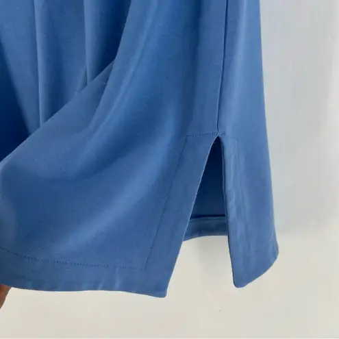 J. Jill Wearever Double Face Center Seam Top Periwinkle Blue Size M Size L