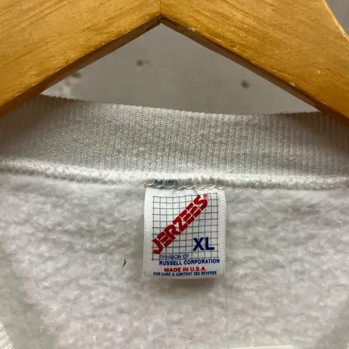 Vintage 1995 Racing USA Made World Of Wheels Atlanta Georgia Racing Sweatshirt White Size XL