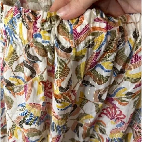 Jane and Delancey Anthropologie Tank with Tropical Pattern Size Medium
