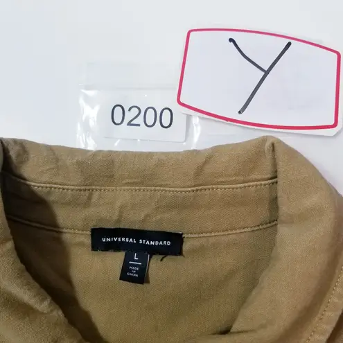 Universal Standard Stretchy Jumpsuit Wide Leg Front Pockets Collared