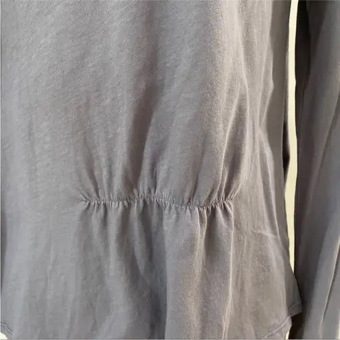 Velvet 100% cotton wrap open shirt/ cardigan NWT Blue