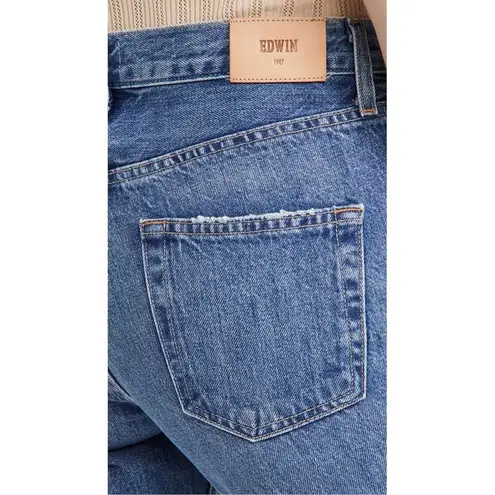 💕EDWIN💕 Cai High Waist Straight Leg Jeans Lumineer 100% Cotton Rigid 32 NWT Size undefined