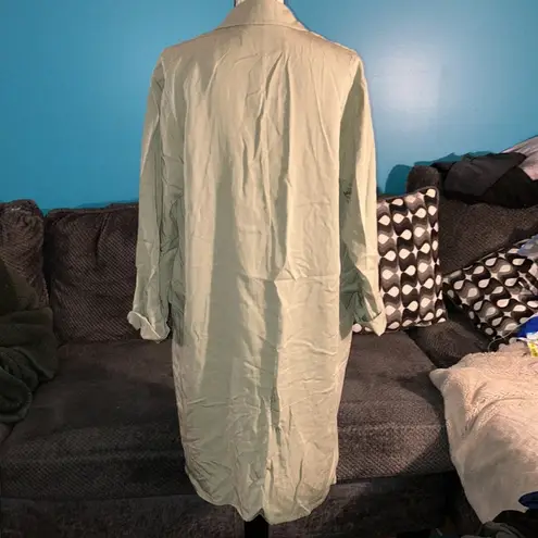 ZARA  Flowy Open Trench Coat, Small - Image 4