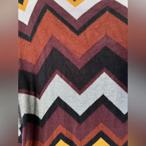 Missoni By Target Zig Zag Brown, Yellow, Black Long Sleeve Cardigan Womens L Brown Size L