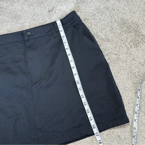 Icebreaker Women’s Berlin Merino Wool Cotton Mini Skirt Outdoor in Black 32