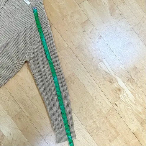 KIRUNDO Cardigan Sweater in Khaki, size medium Tan