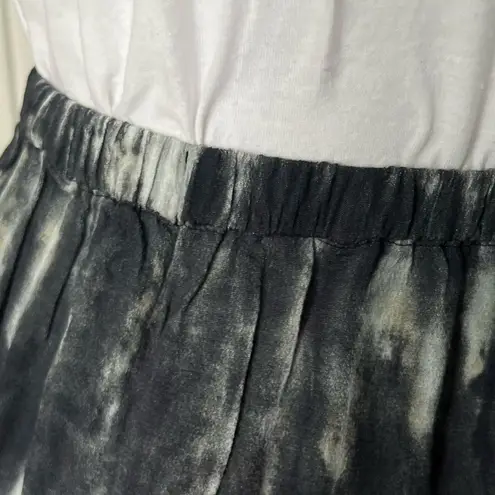 The Kooples White and Green Knee-Length A-Line Skirt