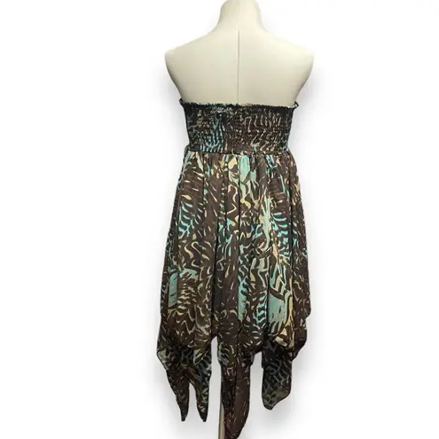 Rancho Estancia by Resistol Fiona Convertible Top Skirt Dress Small Brown