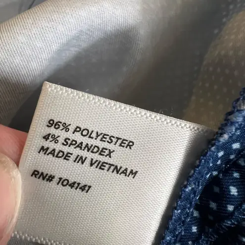 Lady Hagen Golf Shorts Blue Sailboat Print Rope Trim Summer Preppy 12