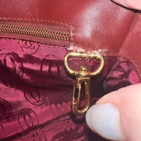 Cartier Clutch bag Must de Line Pouch Clutch bag Leather Wine Red