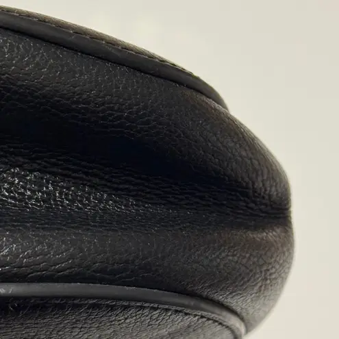 Chloé Chloe - Black Grained Lambskin Leather "Drew" Crossbody Bag