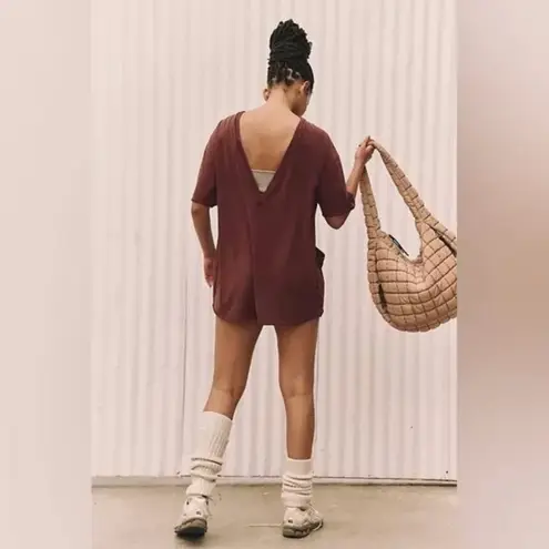 Free People Movement NWOT Hot Shot Tee Romper