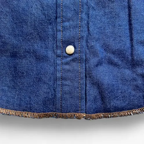 STAUD Wrangler x Western Denim Shirt (XS)