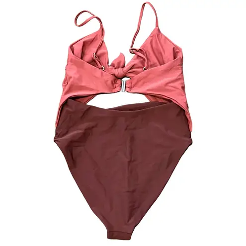 Veronica Beard Aniston Cutout One-Piece Swimsuit (M)