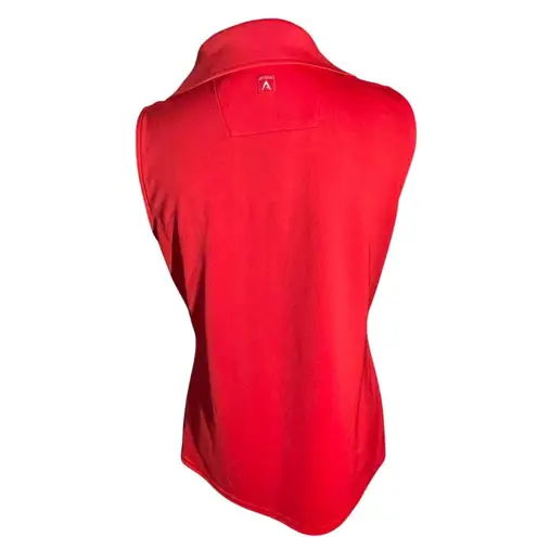 Antigua Women’s Vibrant Pink Sleeveless Polo Size Medium