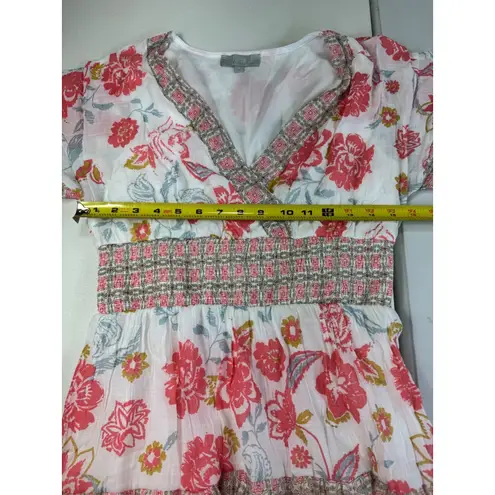 J Gee Dress Pink floral maxi dress, feminine and flirty, size S Nwot Red