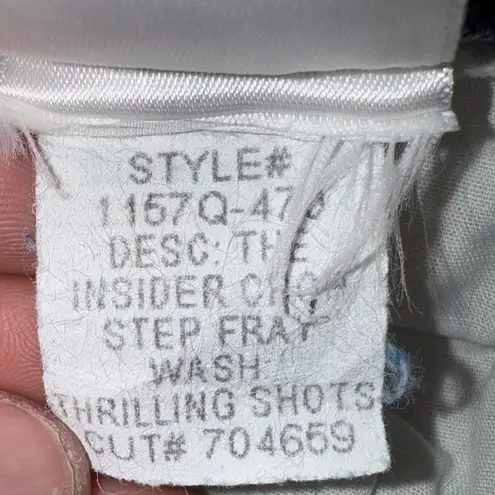 MOTHER The Insider Crop Step Fray Jeans – Thrilling Shots / Size 29 Blue