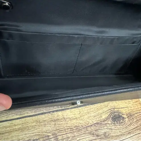 Elegant Black Clutch with Chain Strap for Bridesmaid or Special Occasion *Used