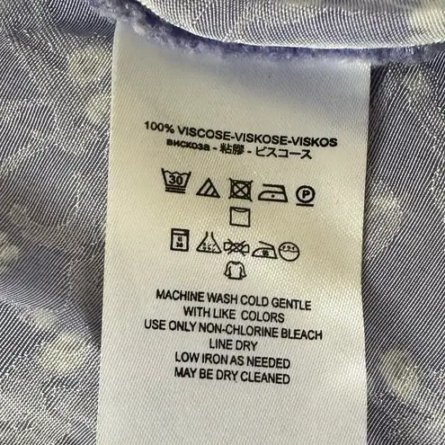 Free People  BOND STREET LILAC LAVENDER Purple Floral Print Short Sleeve Dress 2