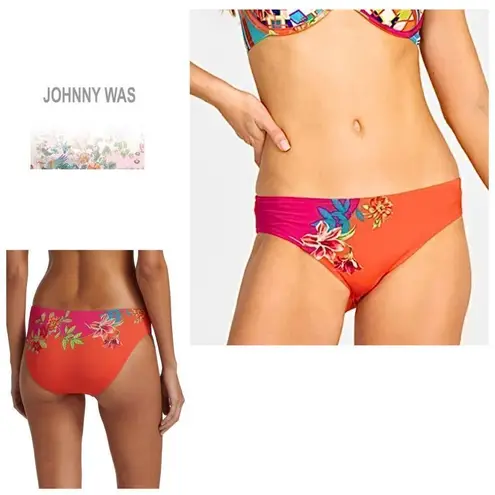Johnny Was New. floral bikini bottom. Size 2X. Retails $88