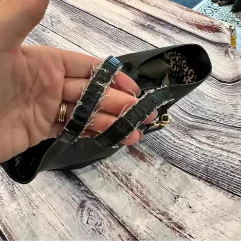 Marc Jacobs  Black Saffiano Leather Luggage Tag Tote Bag thumbnail 5