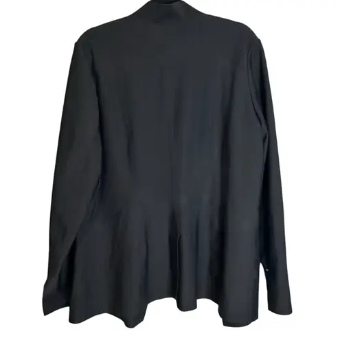 Athleta ‎ Cosmic Blazer Jacket Black Women's Size 16 350837 Nylon/Lycra Spandex