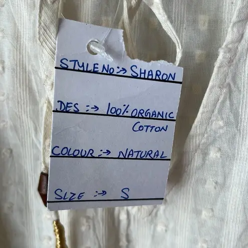 Eberjay Eberjey Sharon Crochet Organic Cotton Swim Coverup Size S