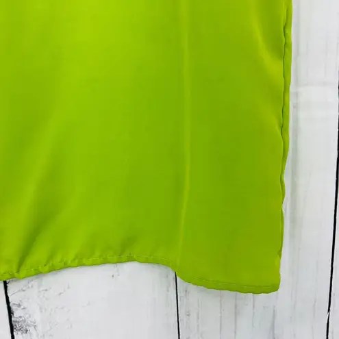 American Vintage Andre Sauvage (L)  80's Petite Womens Neon Green Top