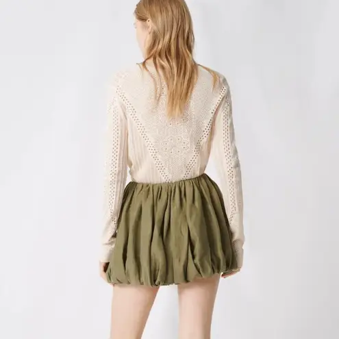 Maje DRAPED MINI SKIRT