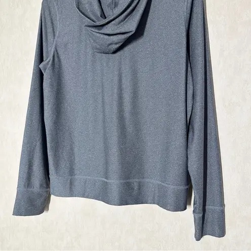 Vuori Women’s Suns Out Performance Full Zip Hoodie Lightweight Heather Gray XL