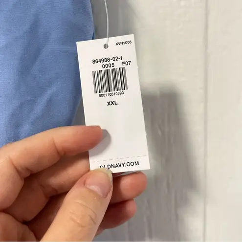 Old Navy NWT  Half Zip One Piece swimsuit in light blue size XXL