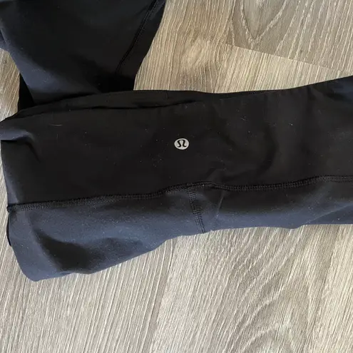 Lululemon 🍋  Black Leggings Size 10