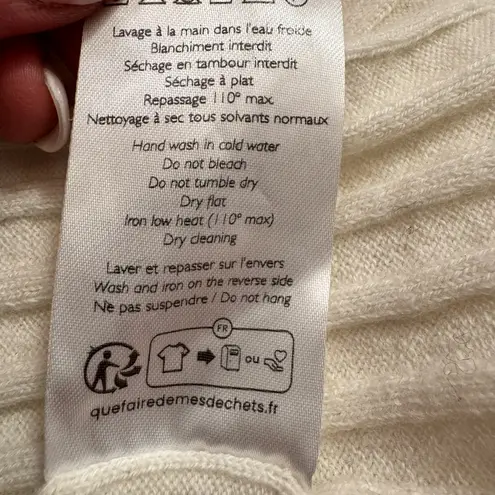 Sézane Sezane Charly Ribbed Jumper in ecru Small