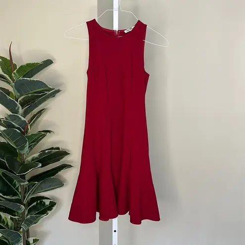Elizabeth and James RTR Red Rooney Flare Dress Size 4