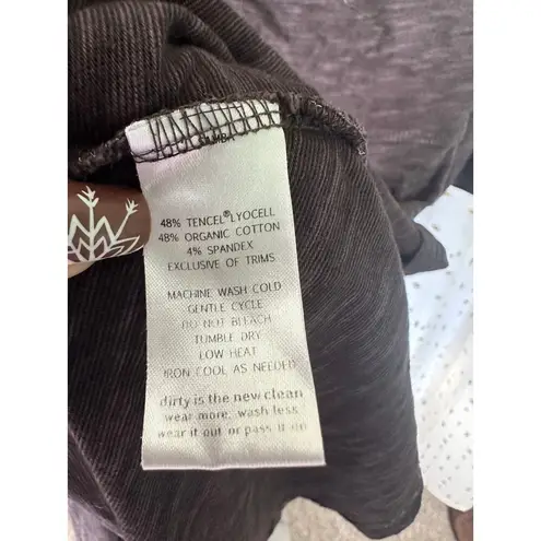 Horny Toad Rosalinda Organic Cotton Blend V-Neck Double Layer A-Line Dress M