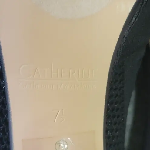 Catherine Malandrino Black Heeled Boots Sleek Design Size7.5