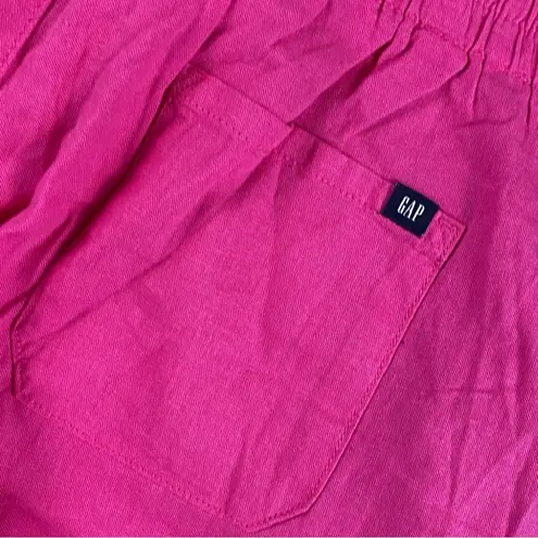 Gap  Linen Short Women XXL Pink 3” Stretch Pull On Pockets Summer Casual Rayon