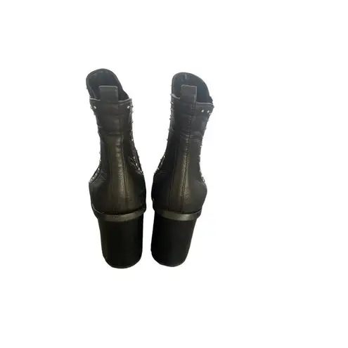 Rebecca Minkoff  Eddie Studded Ankle Boots Black Size 8M