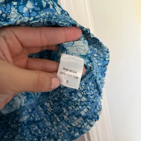 House of Harlow 1960 Blue Patterned Off