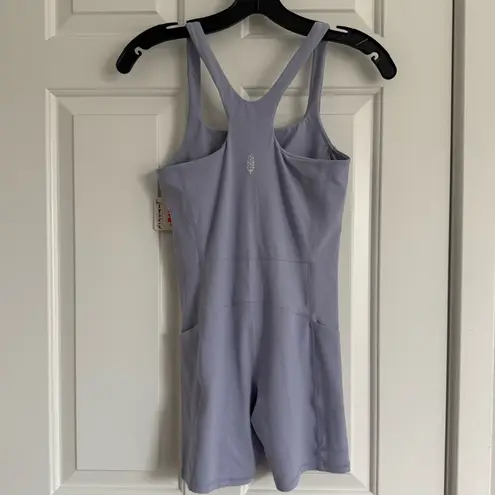 Free People Movement Free People FP Movement Never Better Runsie - Size XS - Platinum/Light Lavender