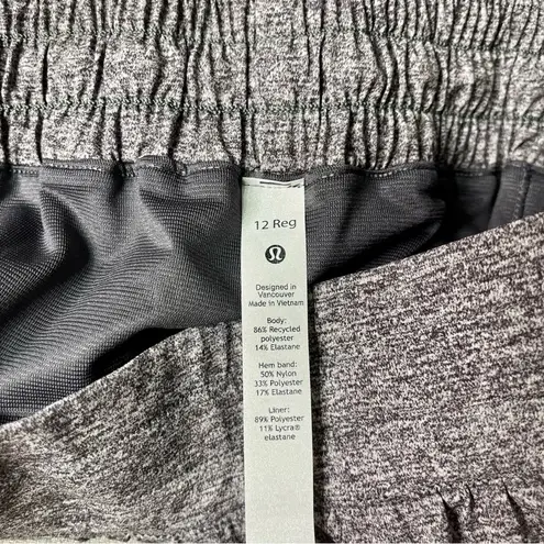 Lululemon  Hotty Hot Shorts Heathered Black 12 Nwt