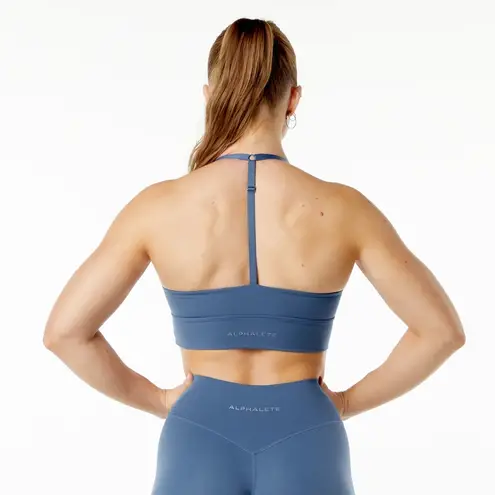 Alphalete NWT Medium Women’s  Alphalux Wonder Bra - Tuxedo Blue M - Image 2