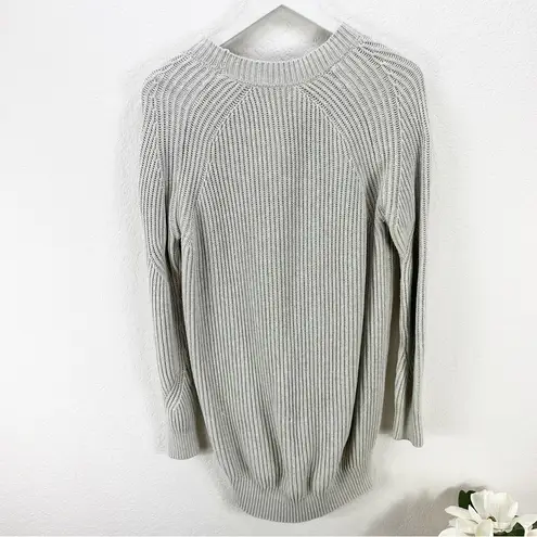 ALLSAINTS  Quinta Jumper Sweater Grey Cotton Crewneck Size Medium M