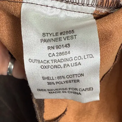 Outback Trading Company Western Studded Zip