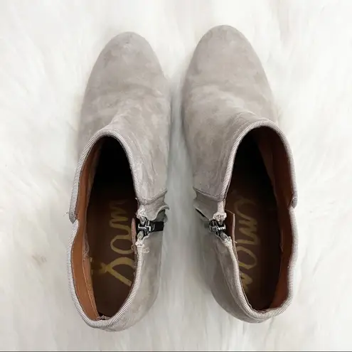 Sam Edelman  Gray Tan Ankle Booties size 8