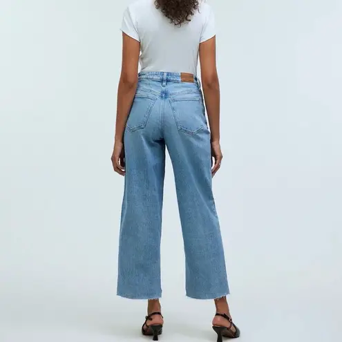 Madewell the Curvy Perfect Vintage Wide Leg Crop Raw Hem Edition