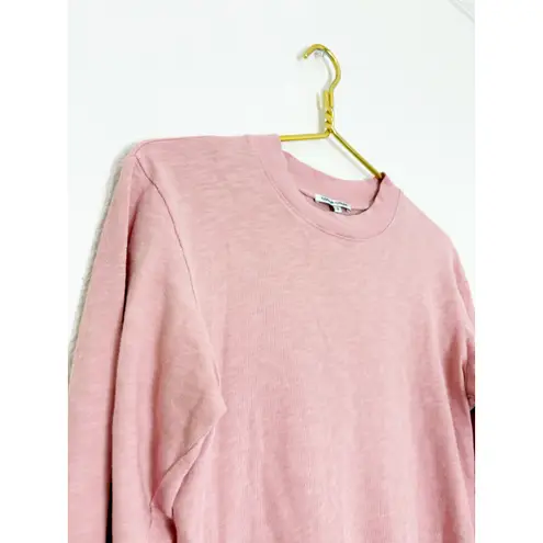 Cotton Citizen Tokyo Long Sleeve Mini Dress Size Small Pink Lightweight Preppy