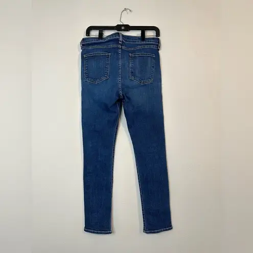 Veronica Beard  Kate 10" Crop Classic Wash Skinny Jeans Sz 29 Style J1690053